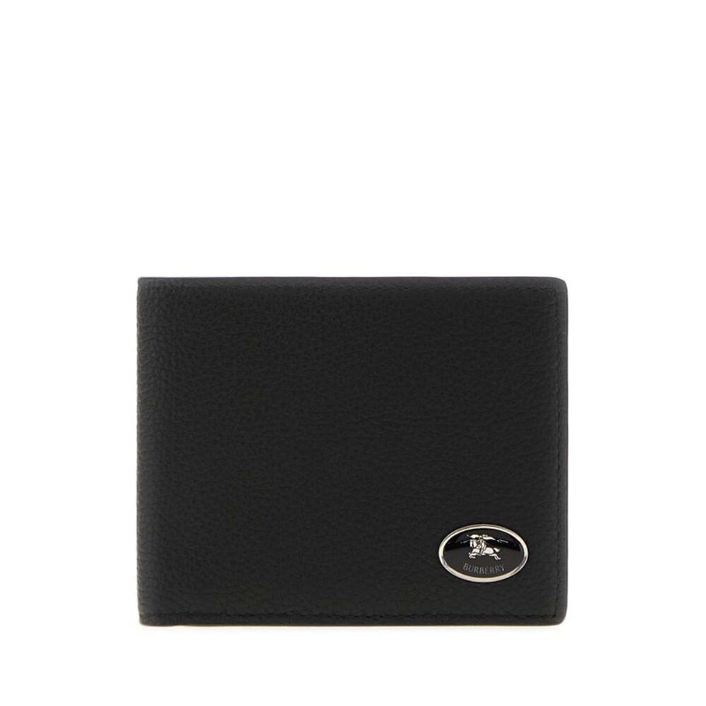 Burberry Men Black Leather Wallet